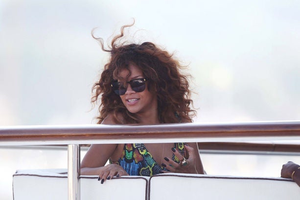 Rihanna On Vacation