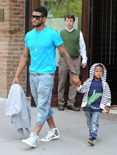 Celeb Dads: Usher and His Sons