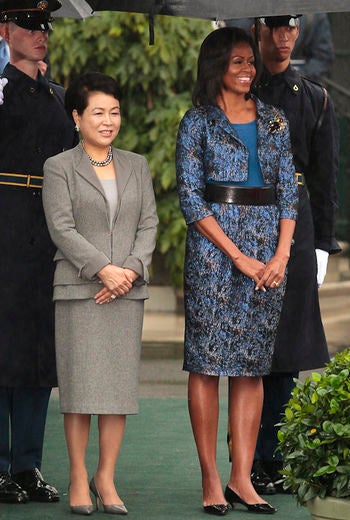 Celeb Style: Blue Beauties