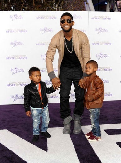 Usher's Doting Daddy Moments