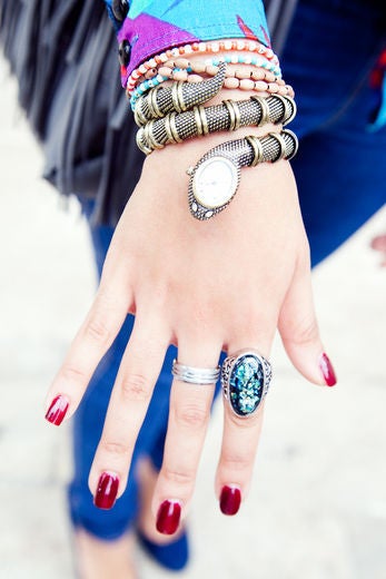 Street Style Trend: Stacked Bangles