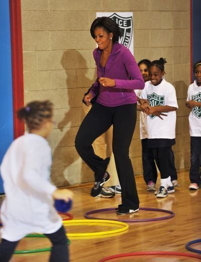 First Lady Style: Mrs O in Purple