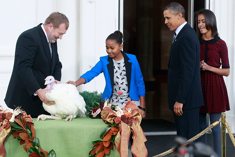 President Obama Pardons 2 Turkeys