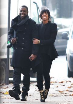 Kelly Rowland & Lance Gross Cozy Up in Paris