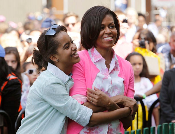 First Lady Michelle Obama and Her Daughters Through the Years