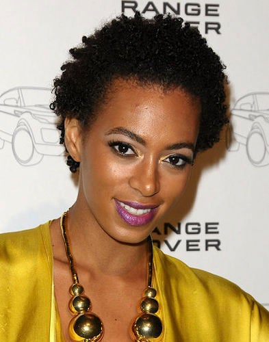 Celeb Beauty: Solange's Bright Lip Hues