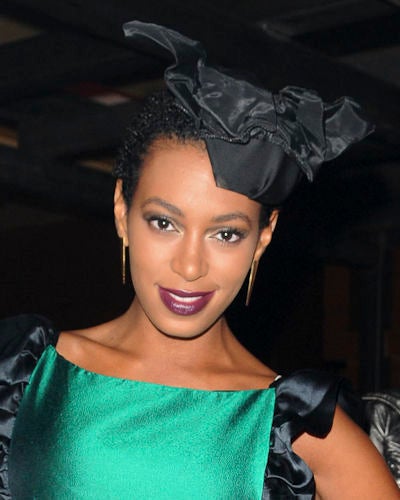 Celeb Beauty: Solange's Bright Lip Hues