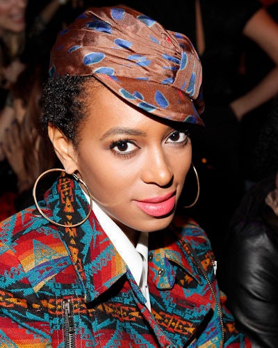 Celeb Beauty: Solange's Bright Lip Hues