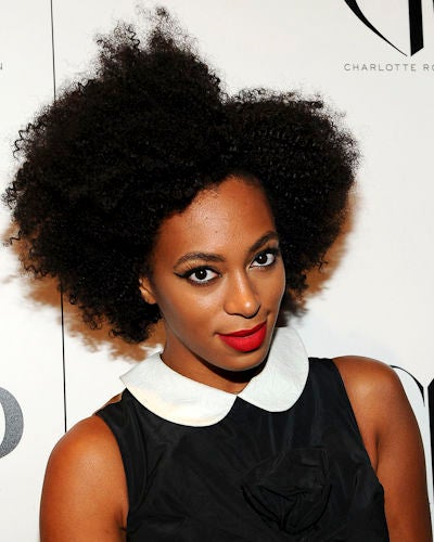 Celeb Beauty: Solange's Bright Lip Hues