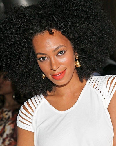 Celeb Beauty: Solange's Bright Lip Hues