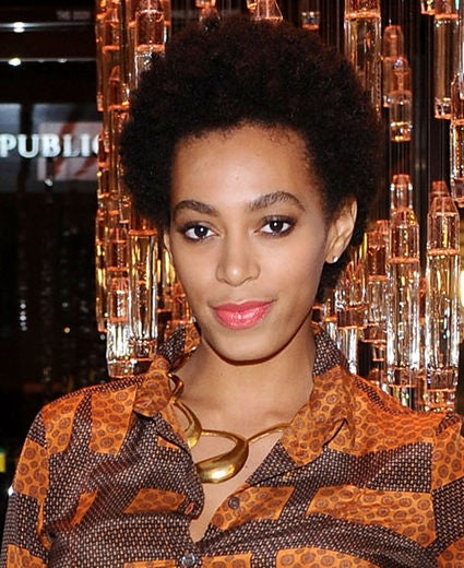 Celeb Beauty: Solange's Bright Lip Hues