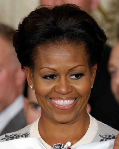 Michelle Obama's Most Glamourous Updos
