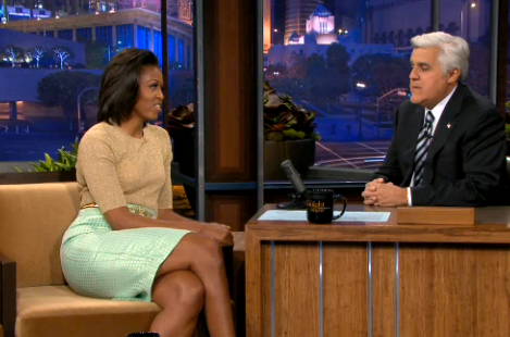 Michelle Obama Visits 'The Tonight Show'