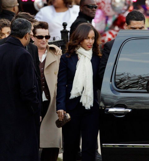 Word on the Street: Outside Whitney Houston's Funeral