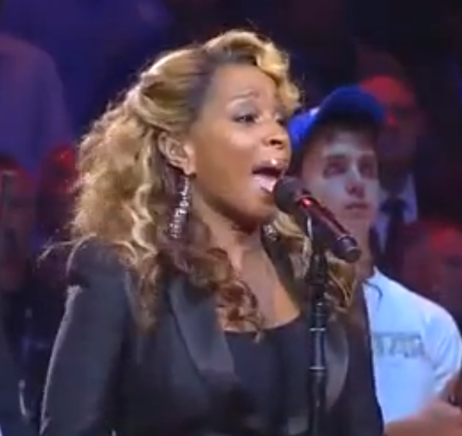 Must-See: Mary J. Blige Sings 'Star Spangled Banner' at NBA All-Star Game