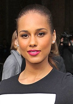 Look of the Day: Alicia's Bold Lip