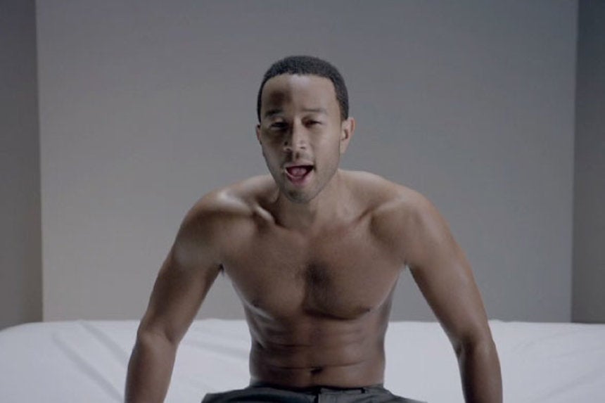John Legend Goes Shirtless in Steamy New Video for 'Think Like a Man