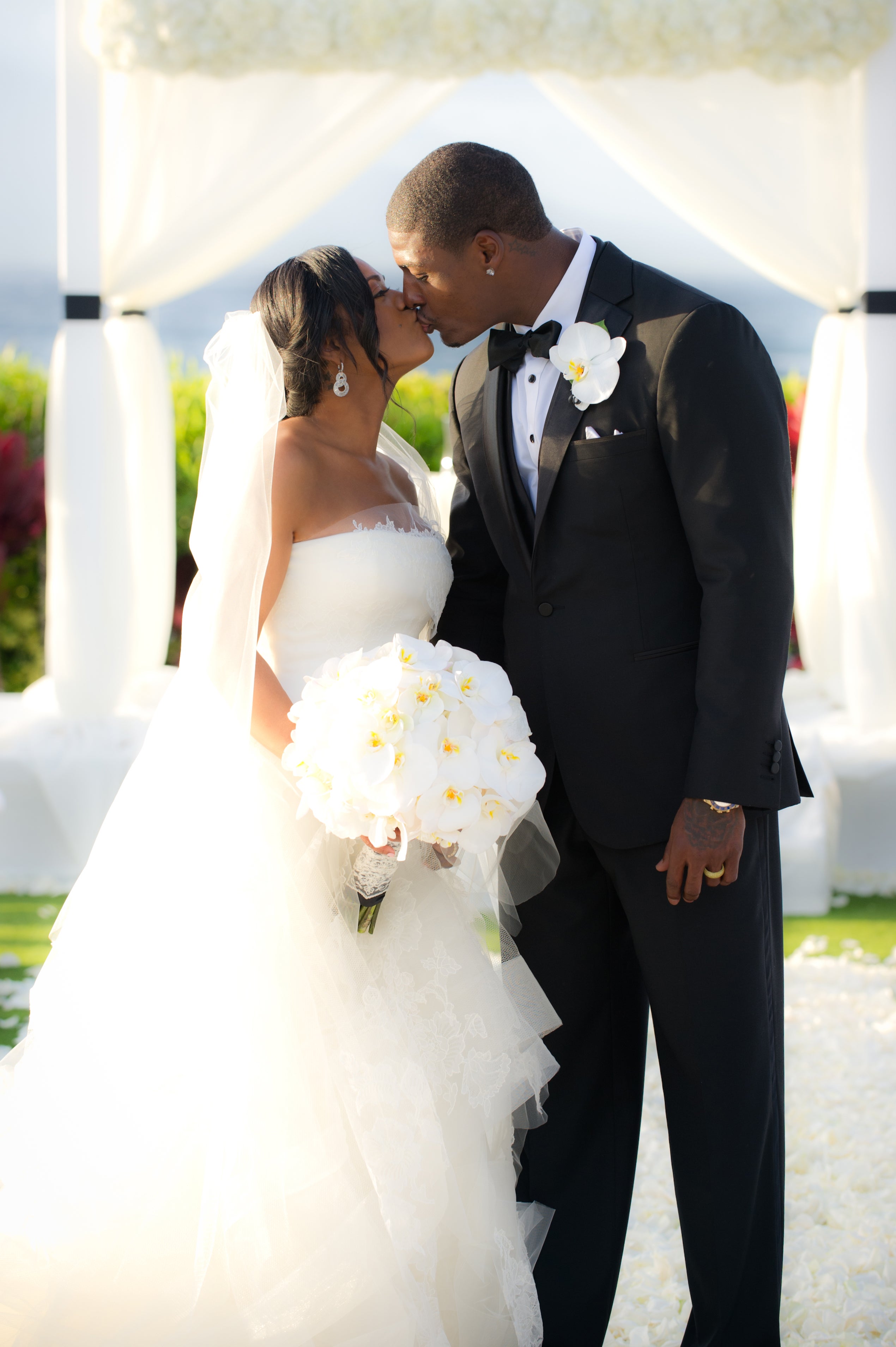 Bridal Bliss Exclusive: NFL Star Adrian Wilson & Wife Renew Vows