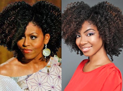Image of Michelle Obama in Natural Hair Goes Viral