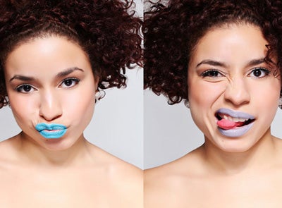 Go There: Would You Wear Blue, Green or Gray Lipstick?