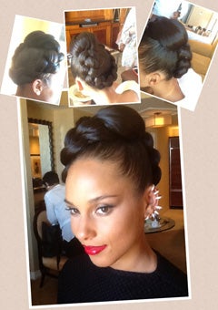 Get the Look: Alicia Keys' Braided Updo
