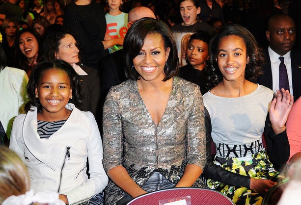 Michelle Obama Takes Daughters to See Beyonce