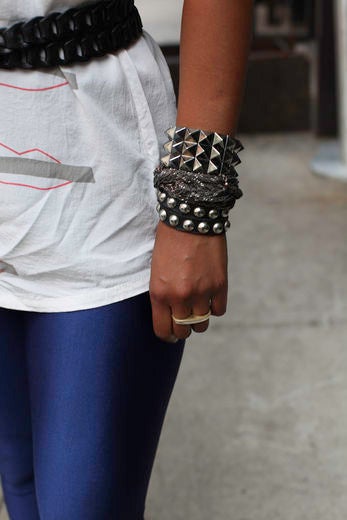 Accessories Street Style: Spiked and Studded Styles
