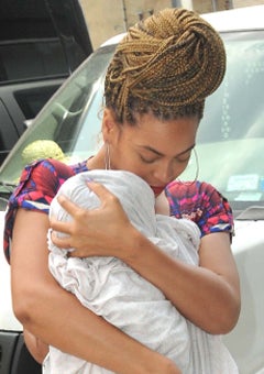 Hot Hair: Beyoncé Steps Out in a Braided Topknot