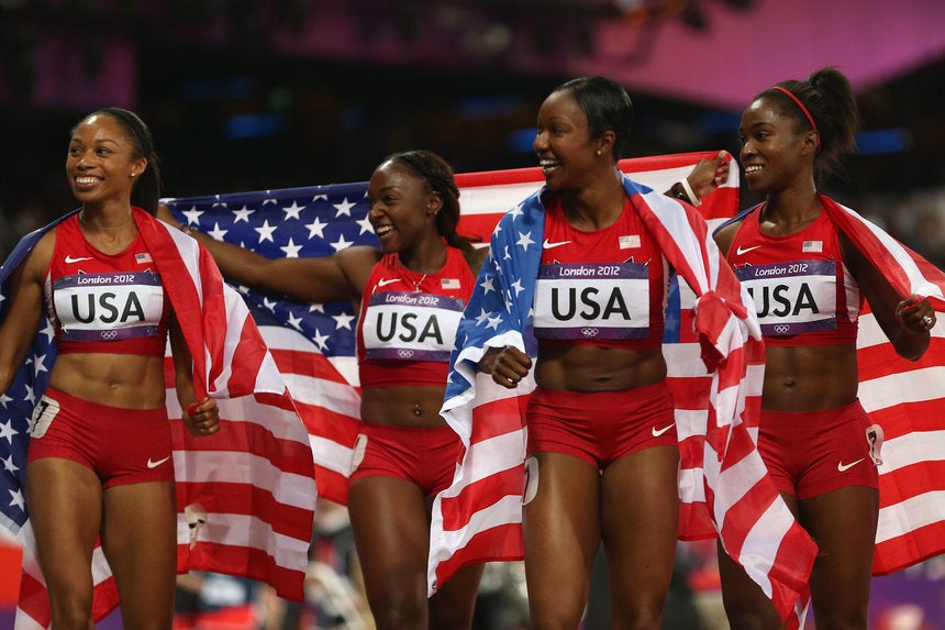 U.S. Women's 4x100 Relay Team Wins Gold, Breaks World Record Essence