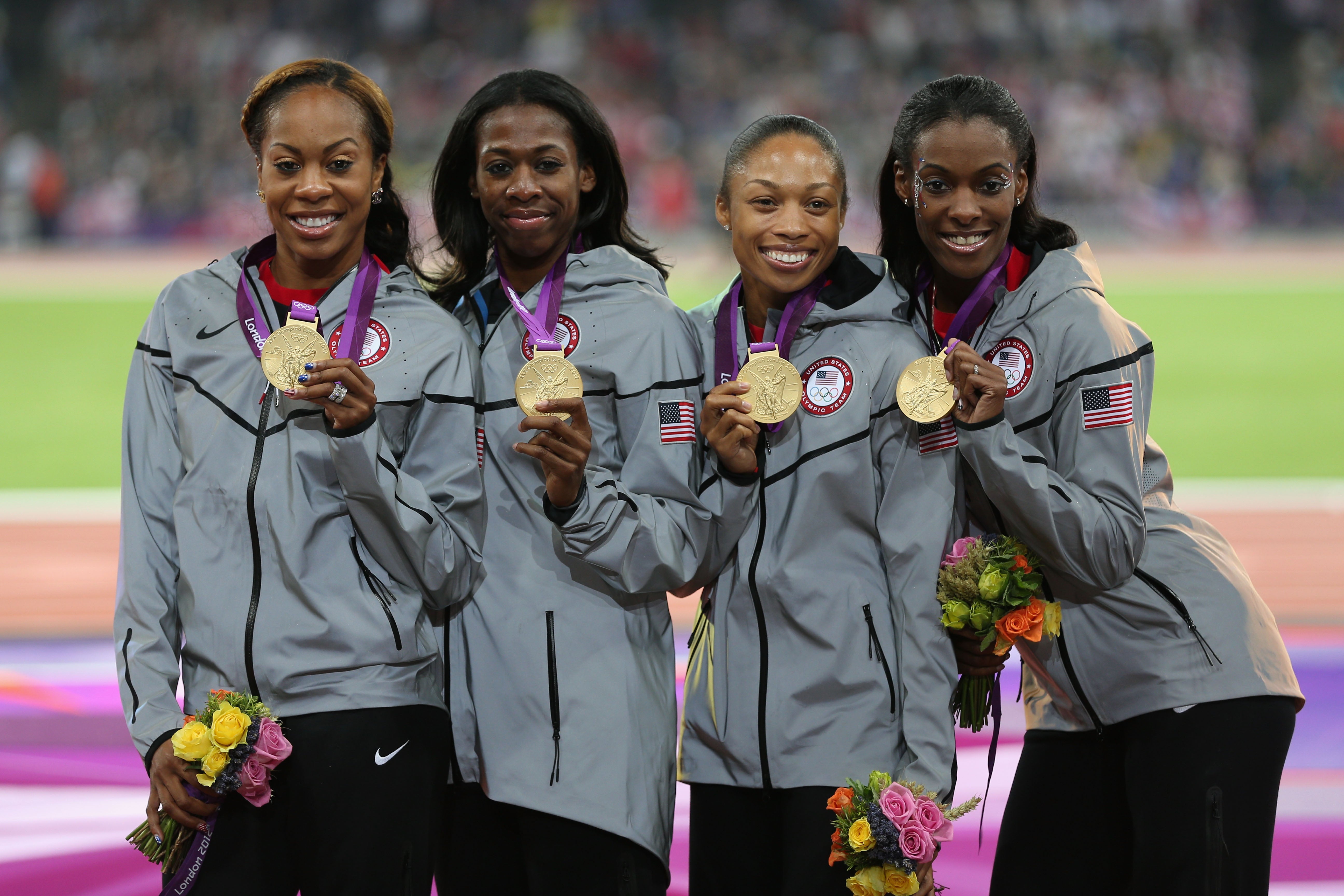 U.S. Women's 4x400m Relay Team Earns Gold