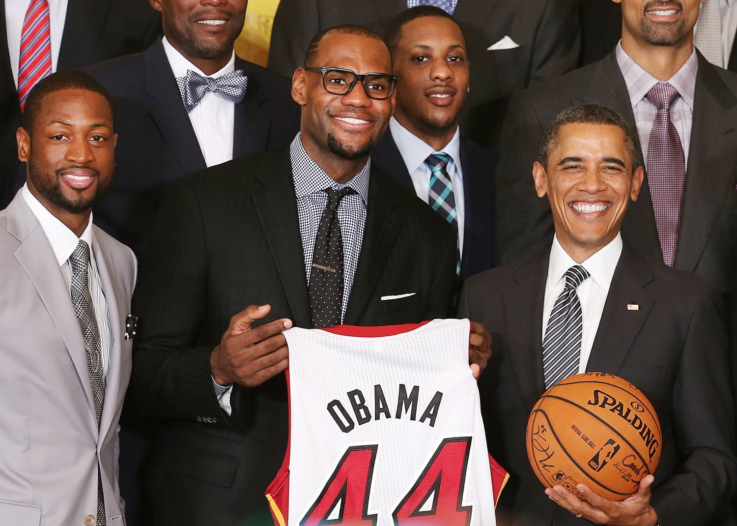 Obama Honors Miami Heat, Receives Job Offer