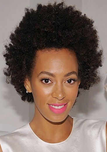 Celeb Beauty: Solange's Bright Lip Hues