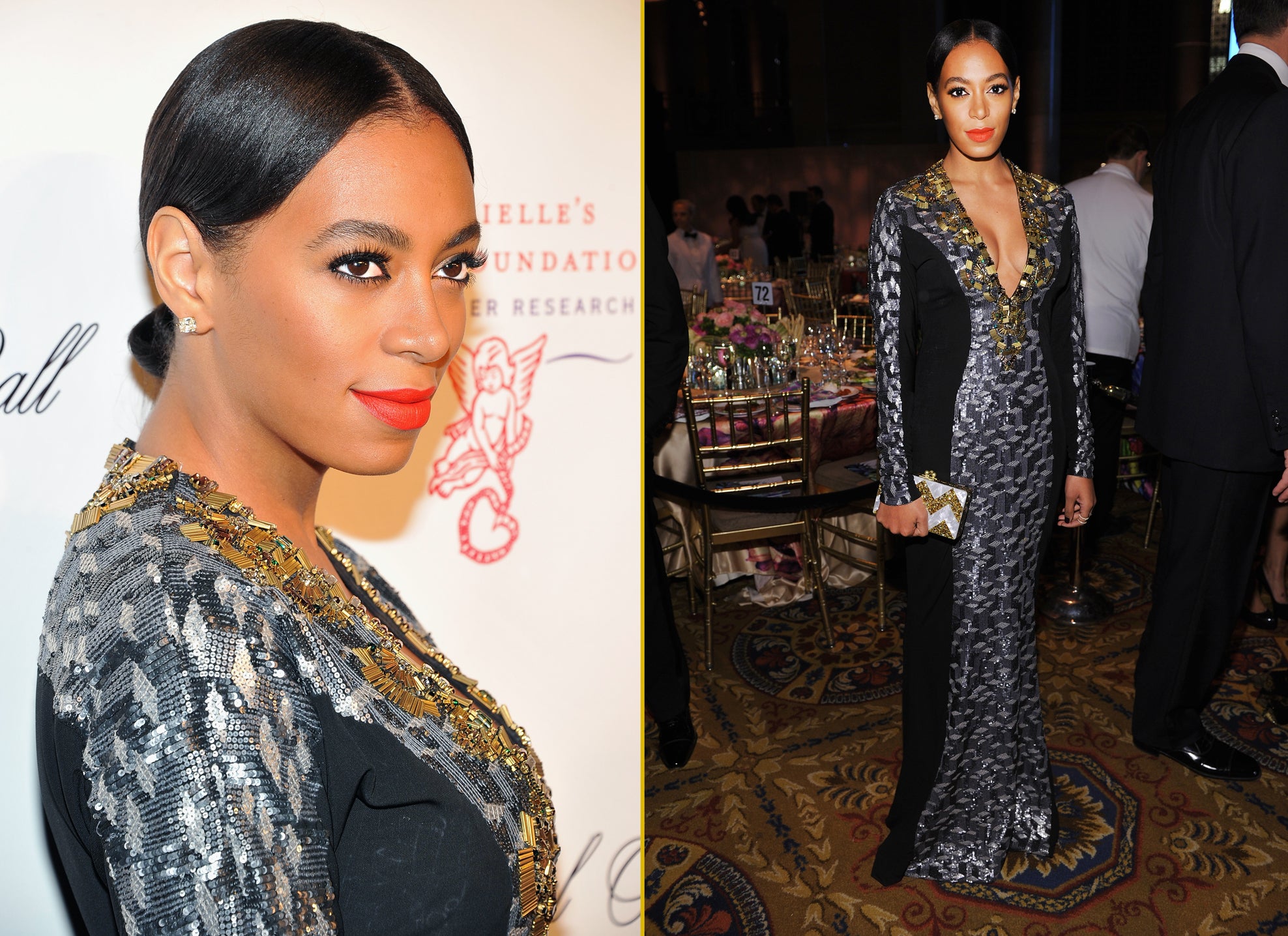Celeb Beauty: Solange's Bright Lip Hues