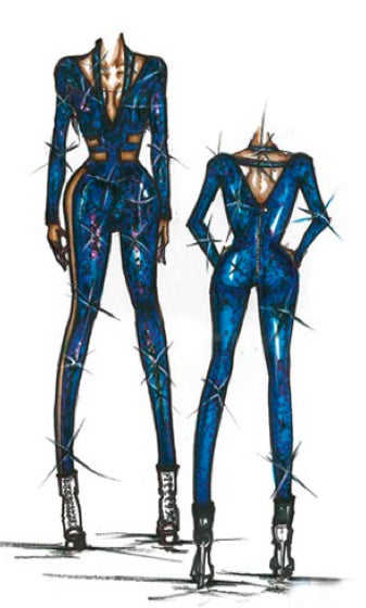 'Mrs. Carter Show' Costumes