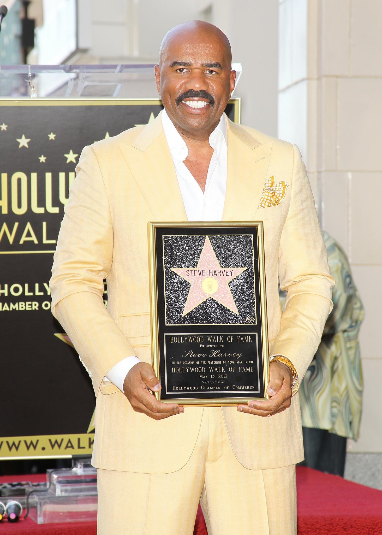Steve Harvey Earns Star on Hollywood Walk
