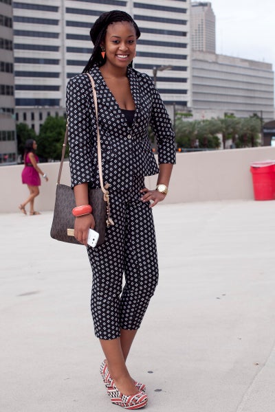Street Style: Evening Looks at New Orleans Superdome