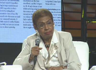 Eleanor Holmes Norton Offers Advice to Today's Youth