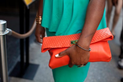Accessories Street Style: Neons and Nudes
