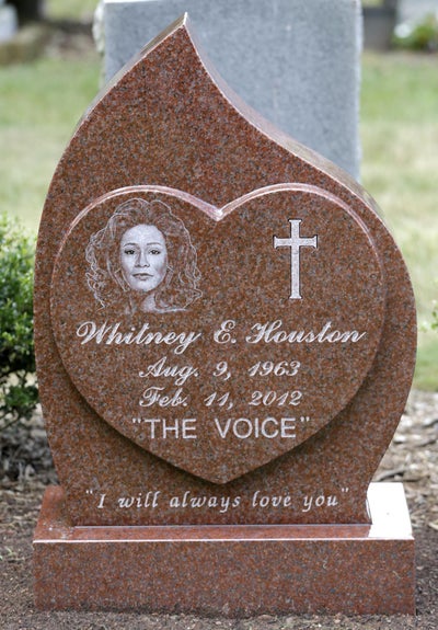 Whitney Houston’s Headstone Revealed