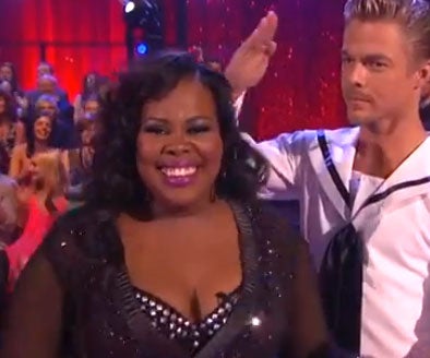 Watch Amber Riley Dance the Rumba on 'DWTS'