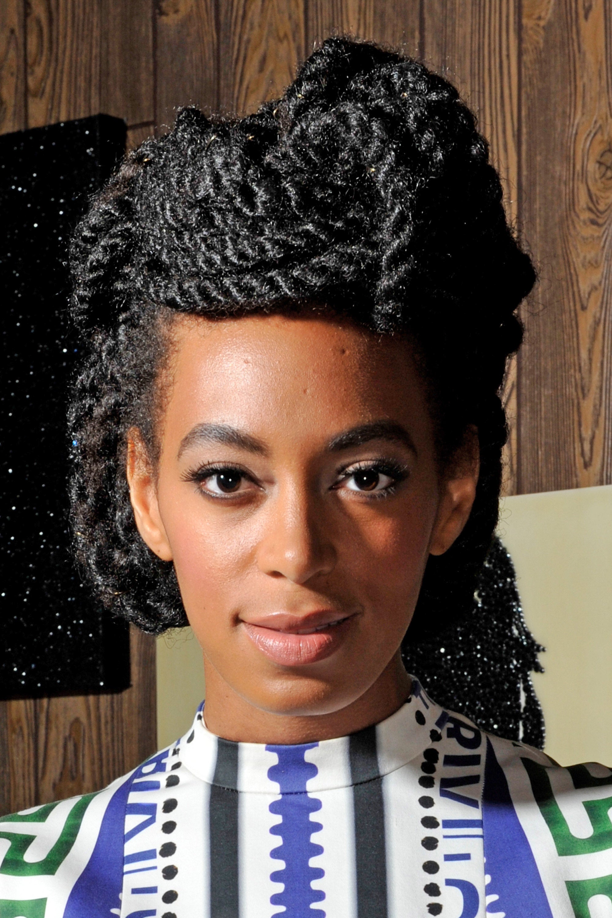 The Best Celeb Natural Updos
