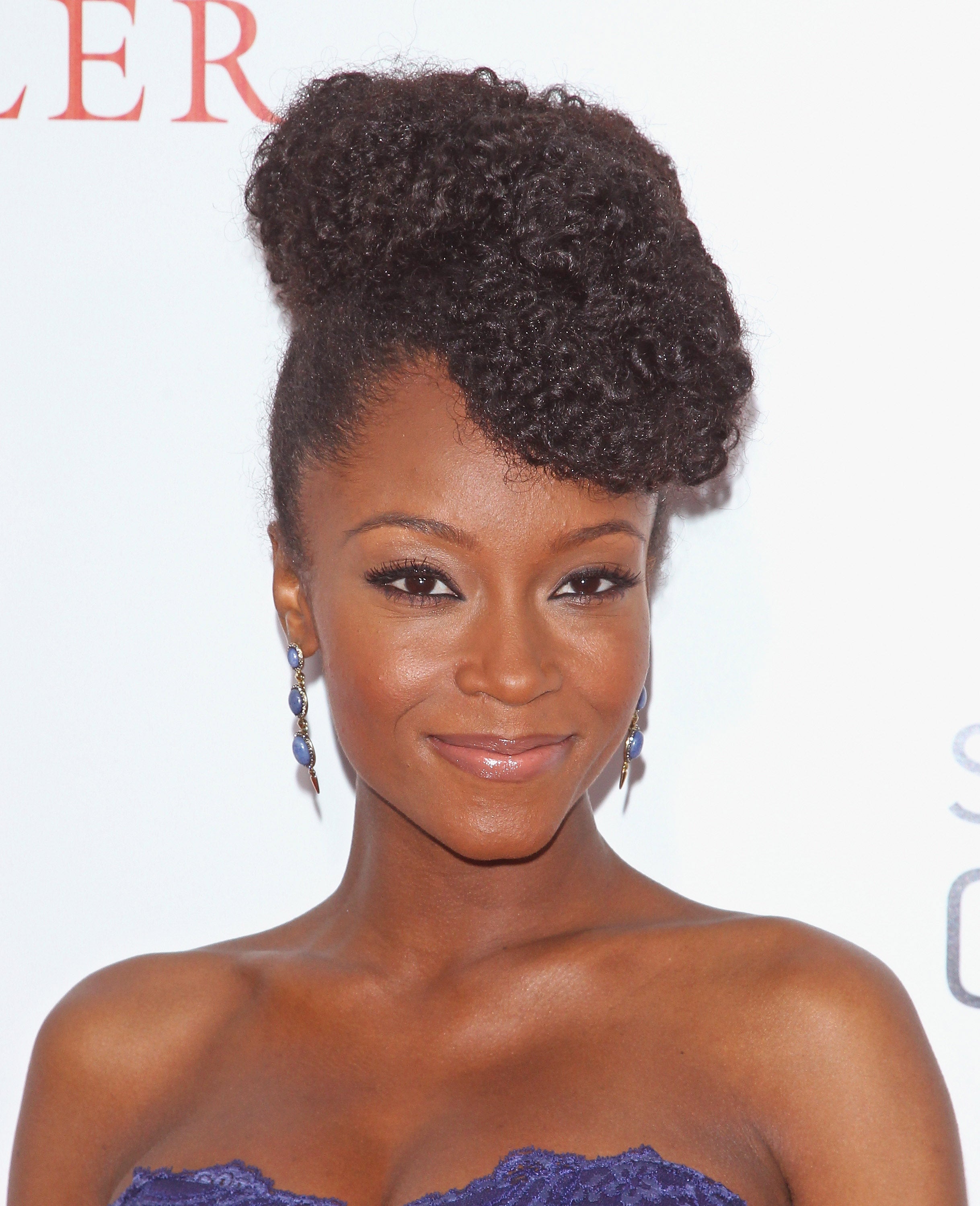 The Best Celeb Natural Updos
