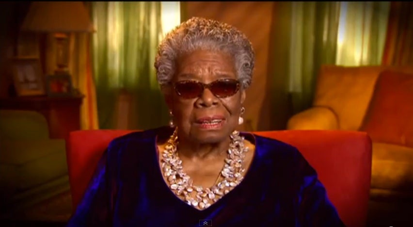 Watch Maya Angelou's Tribute Poem For Mandela
