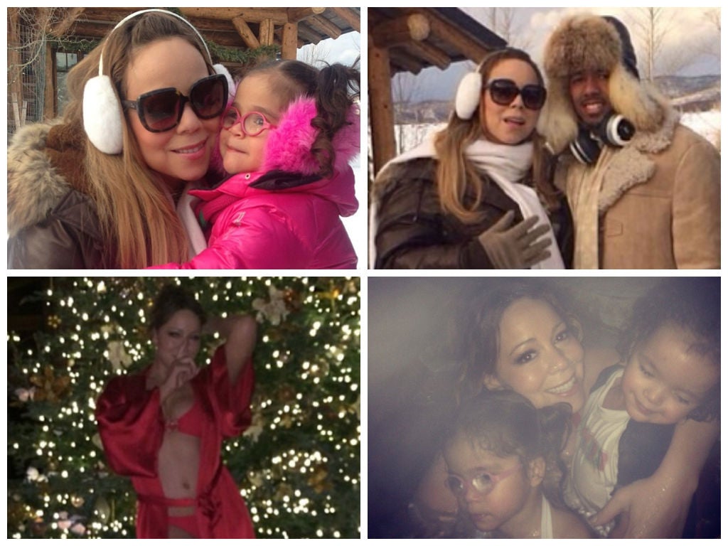 Mariah Carey and Family Spend Christmas in Aspen
