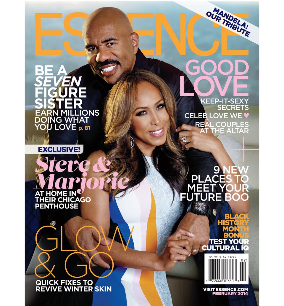 Steve and Marjorie Harvey Share the Love in February Cover of ESSENCE