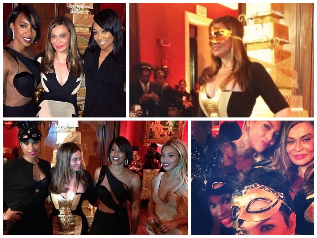 Tina Knowles Celebrates 60th BDay with Masquerade Ball