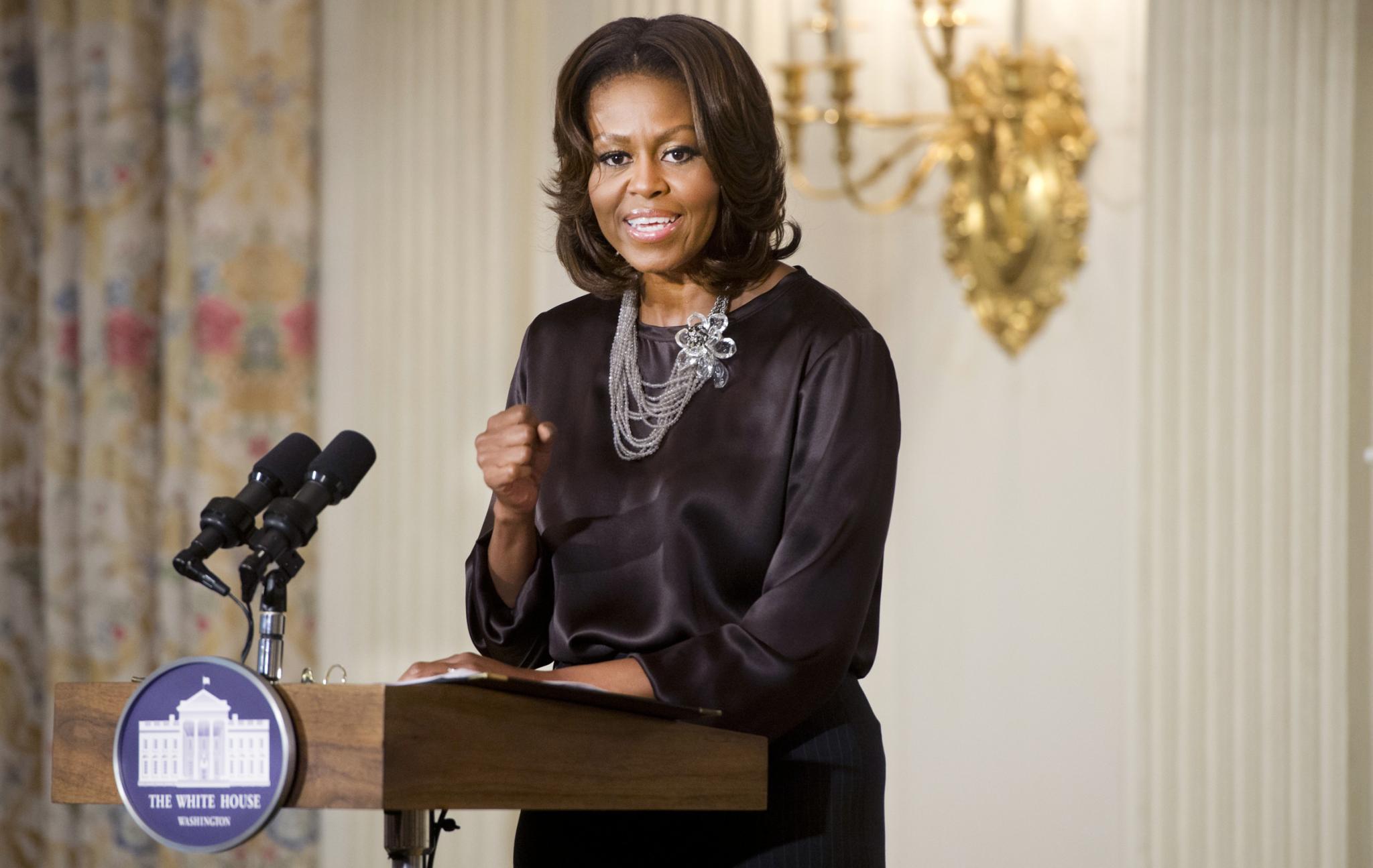 Michelle Obama Scores Slam Dunk in PSA