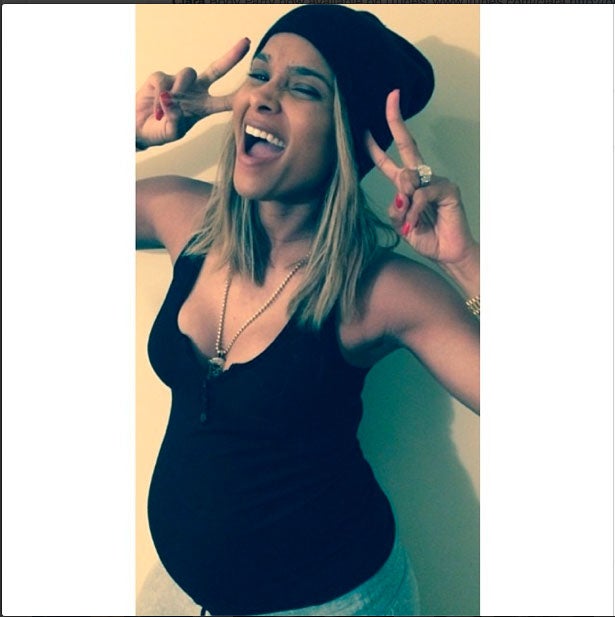 Photo Fab: Ciara Shows Off Growing Baby Bump
