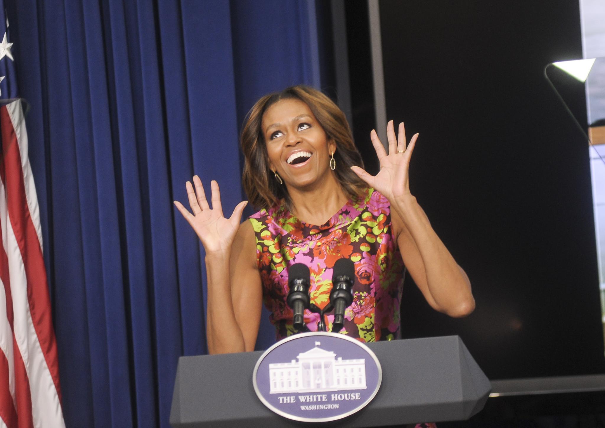 Michelle Obama & Richard Sherman Spoof His Post-Game Rant
