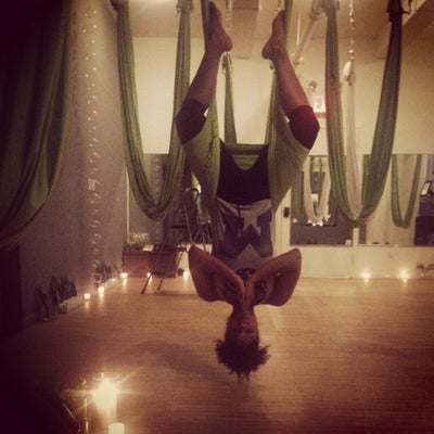 Hang Time: Trying Out Aerial Yoga